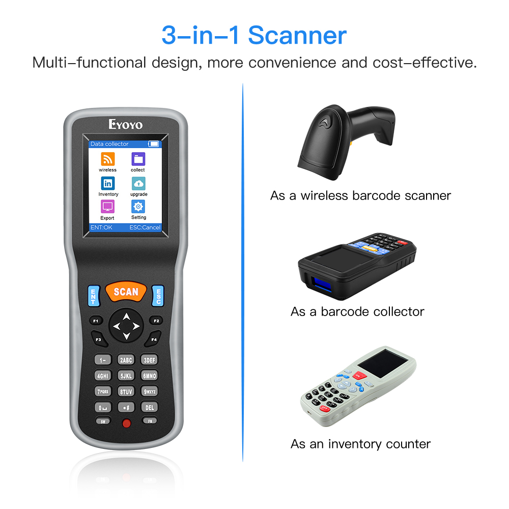 Eyoyo 1D Wireless Barcode Scan - đánh giá và giá Document Scanner Portable