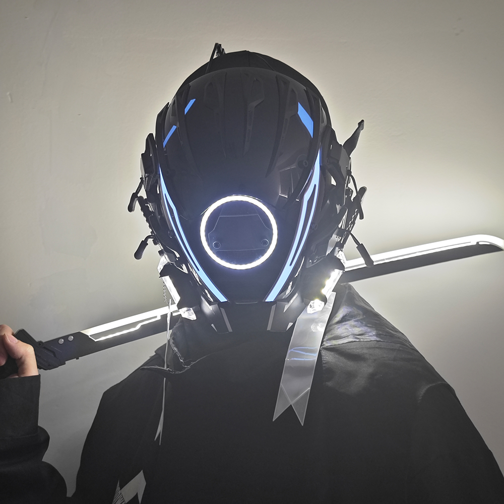 JAUPTO Punk Mask for Men, LED  - đánh giá và giá Tech Wear Accessories
