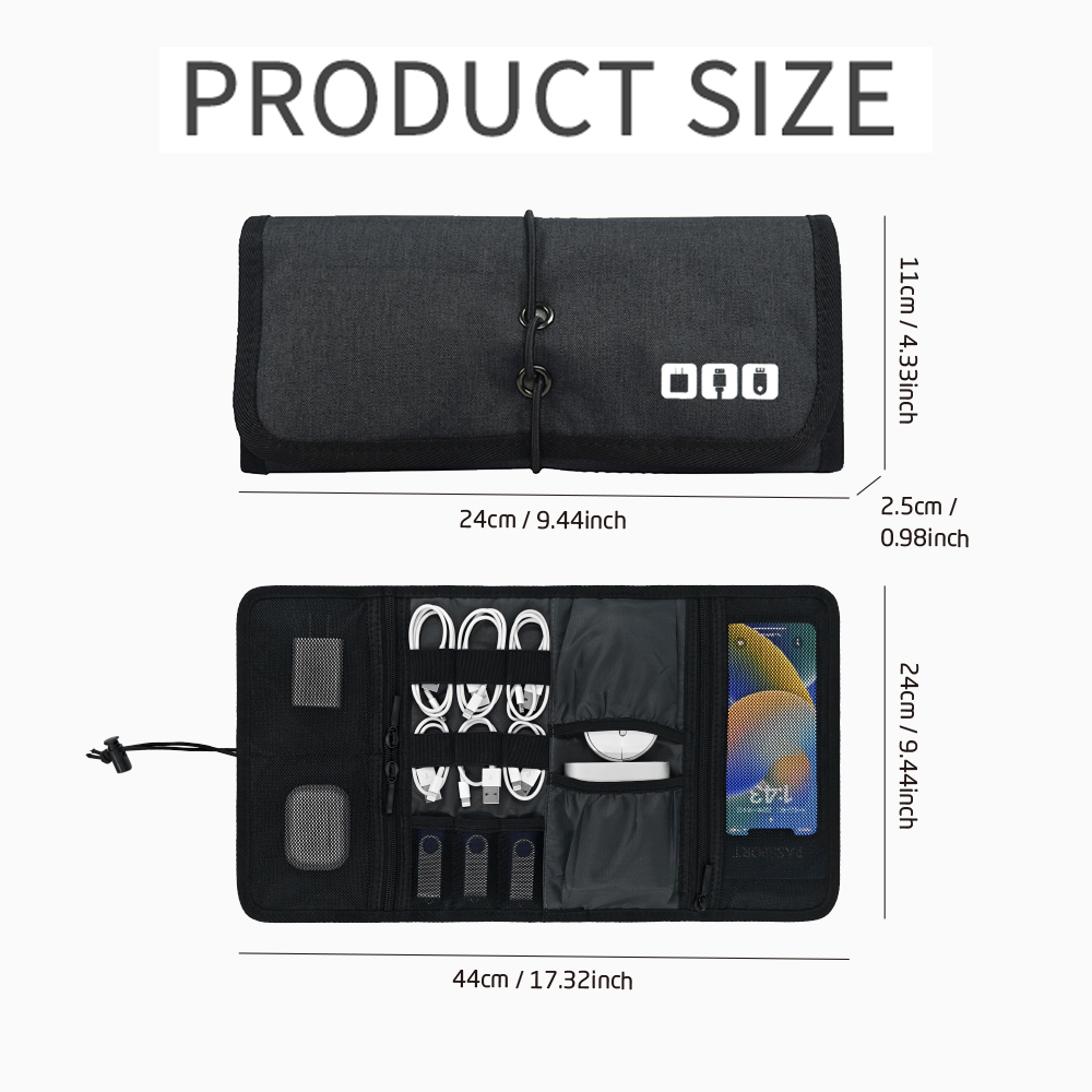 Tech Organizer Bag Cable Stora - đánh giá và giá Tech Accessories For Home Office