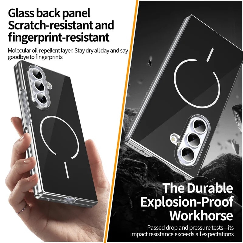 Glass Magnetic Folding Phone C - đánh giá và giá Tech Accessories Wholesale
