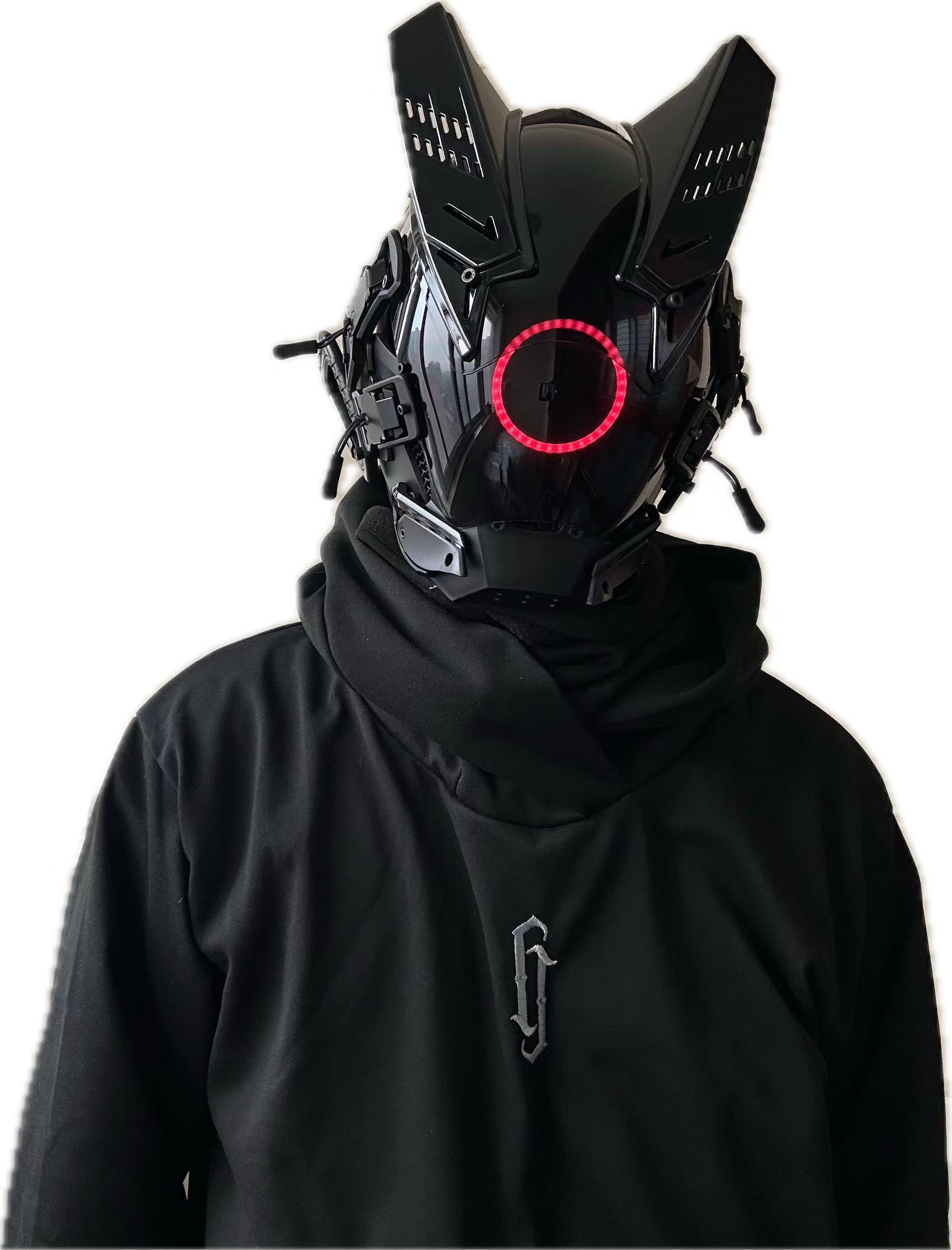 Cyberpunk LED Mask Cosplay Mas - đánh giá và giá Tech Wear Accessories