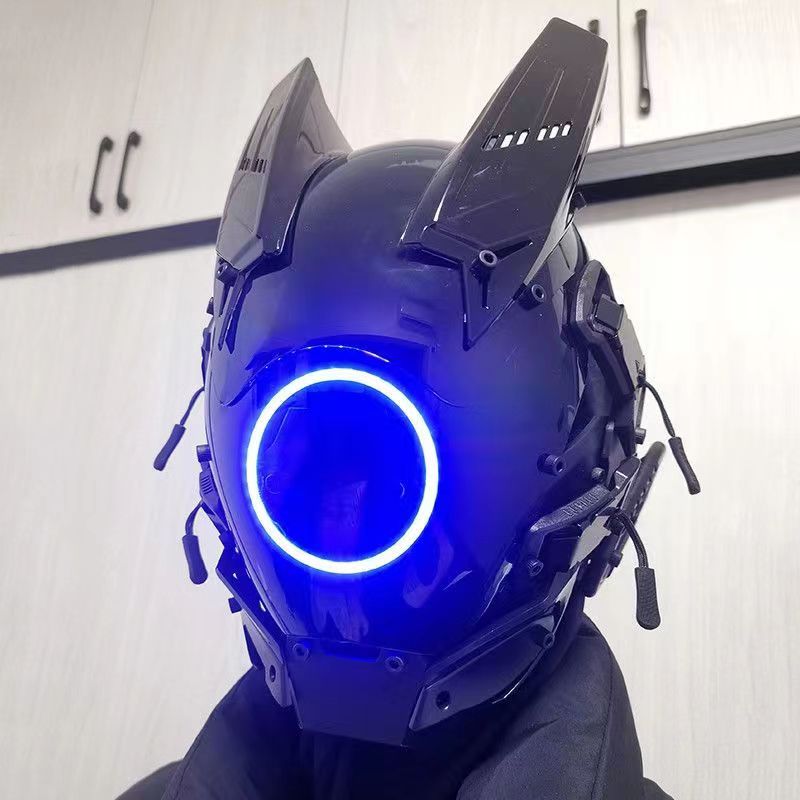 Cyberpunk LED Mask Cosplay Mas - đánh giá và giá Tech Wear Accessories
