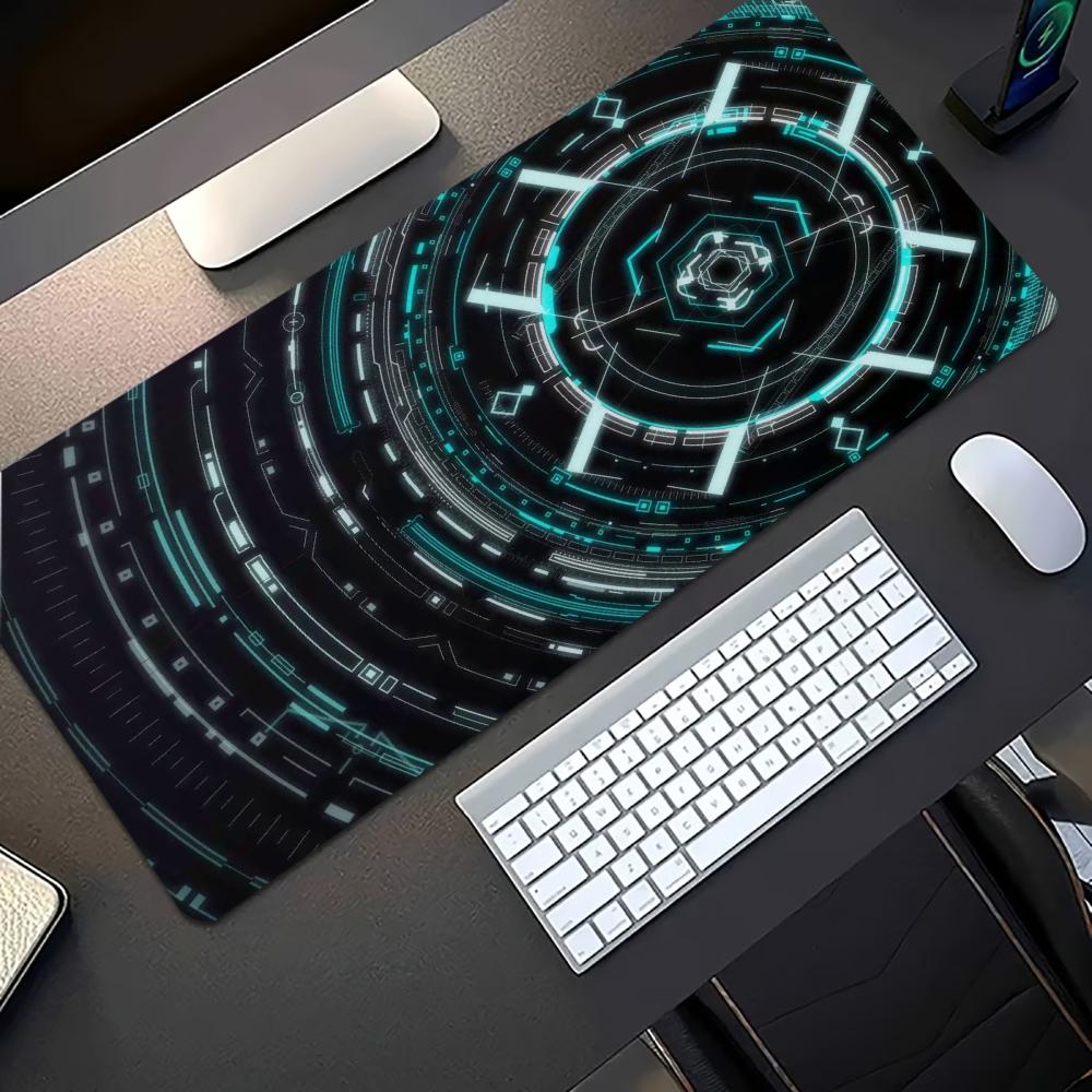 Blue Tech Circuit Cyber Patter - đánh giá và giá Tech Accessories For Home Office