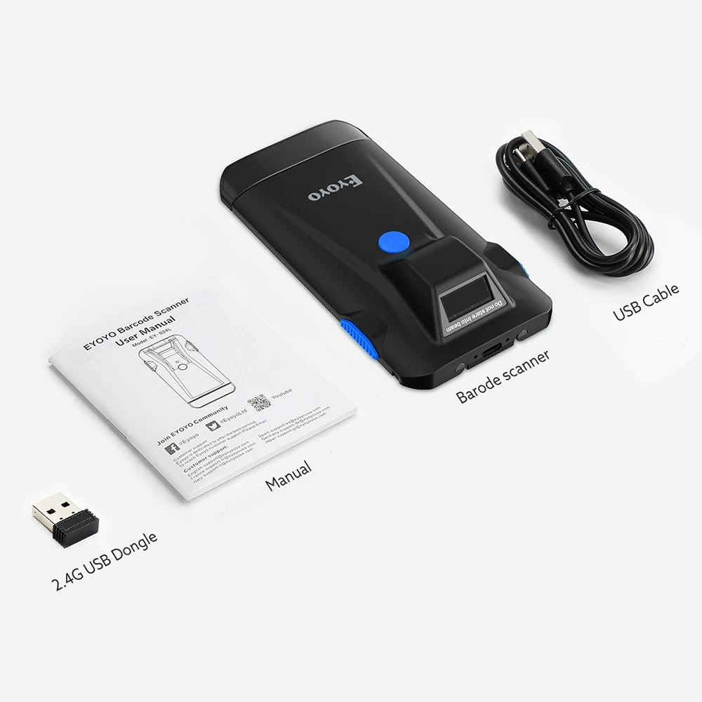 Eyoyo EY-024 2D Bluetooth Barc - đánh giá và giá Document Scanner Portable